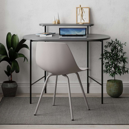 שולחן כתיבה Loub Working Table אפור מסדרת Decoline