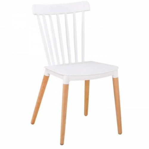 רביעיית כיסאות דגם BISTROT לבן X4